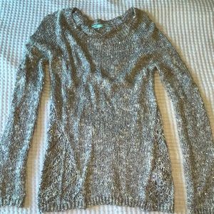 Grey Shimmer Sweater